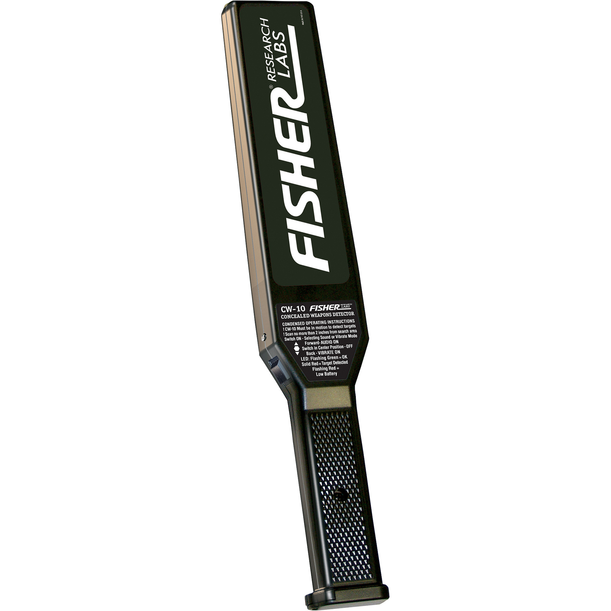Fisher Handheld Concealed Weapons Detector, Model# CW-10